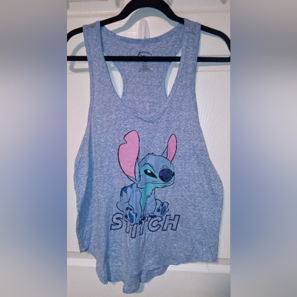 Disney Tops - Disney Size XL / 15-17 Blue Racerback Tank Top Stitch from Lilo and Stitch